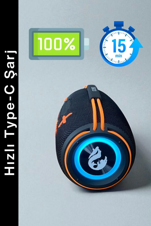 BS-313 Bluetooth Hoparlör 20W 5 Renk - Görsel 4