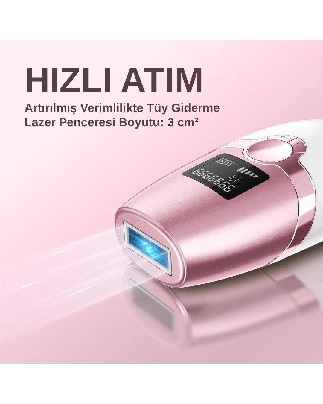 T4 Taşınabilir IPL Lazer Epilasyon Cihazı – Ev Tipi Tüy Giderme Aleti - Görsel 2