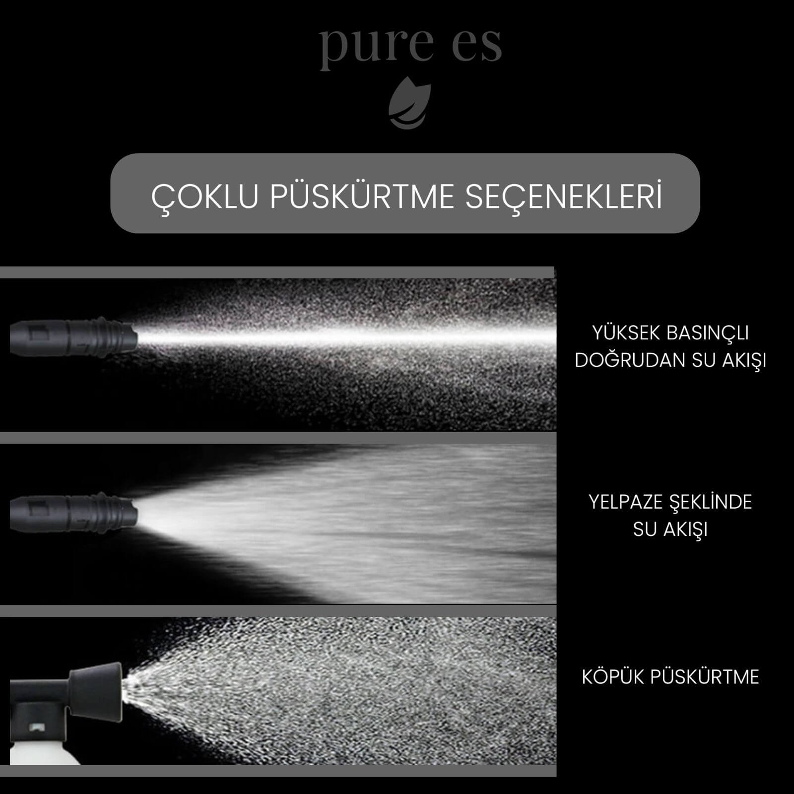 Pure ES 150 Bar Yüksek Basınçlı Yıkama Makinesi - Görsel 7