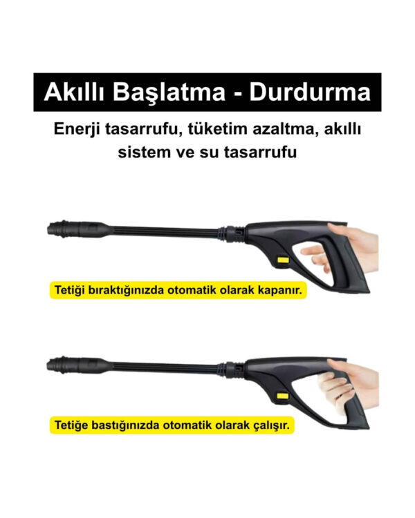 Pure ES 150 Bar Yüksek Basınçlı Yıkama Makinesi - Görsel 7