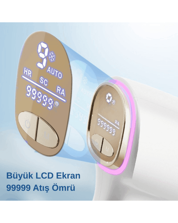 Pure ES IPL Buz Başlıklı Ağrısız Lazer Epilasyon Cihazı – Değiştirilebilir Çift Başlıklı, Cilt Dostu Teknoloji - Görsel 2