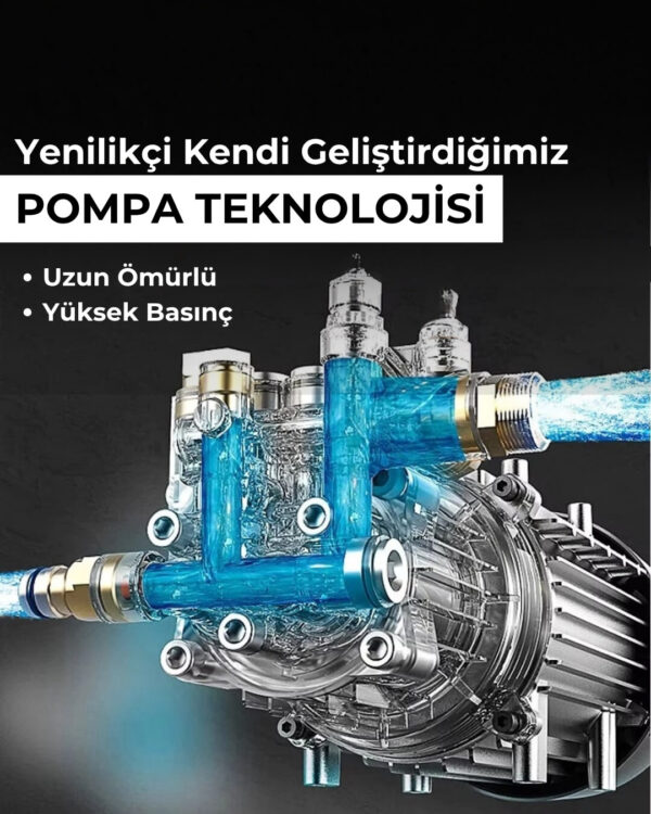 Pure ES 150 Bar Yüksek Basınçlı Yıkama Makinesi - Görsel 12