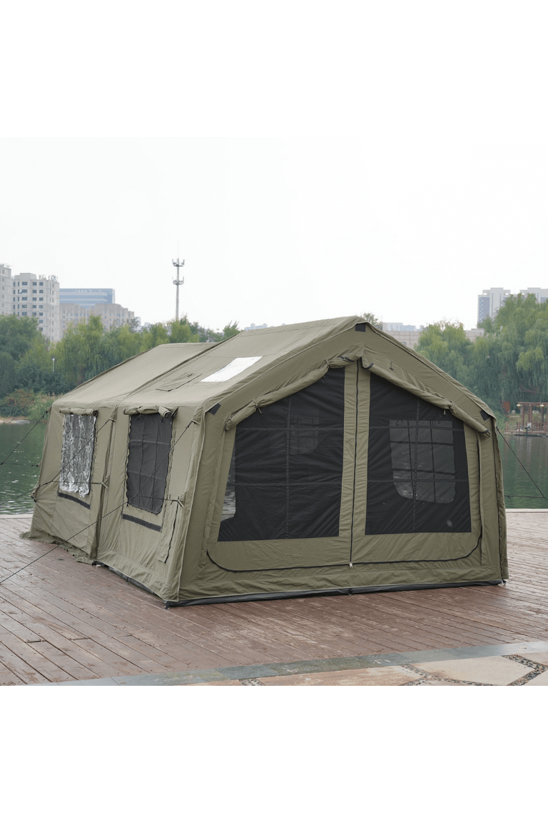 Pure ES 14-16 Kişilik Şişme Kamp Çadırı – Su Geçirmez, Geniş Aile Tipi