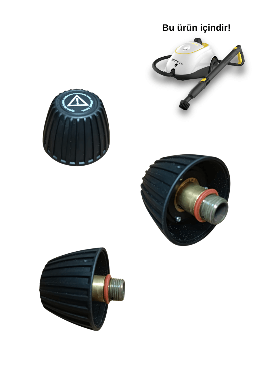 Pure ES P501 Güvenli Su Tankı Kapağı (Orijinal Yedek Parça)